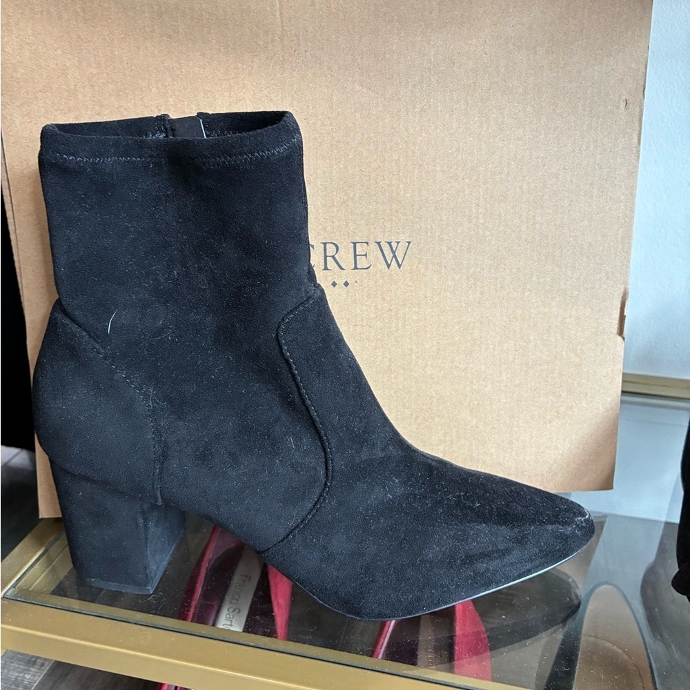 J.Crew black sock booty size 10.5